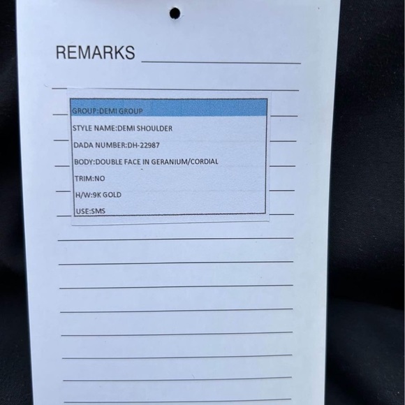 Zac Posen Demi Shoulder Double
Face Leather Magnetic Closure Geranium/Cordial - Picture 11 of 14